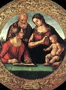 Luca Signorelli, Madonna and Child with St Joseph and Another Saint